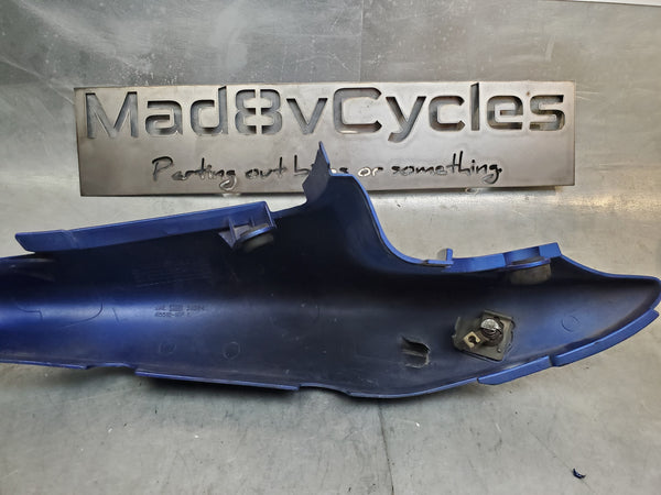 non-oem blue left tail fairing plastic 1g 99-02 sv650