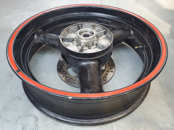 black rear wheel for 2g 03+ sv650