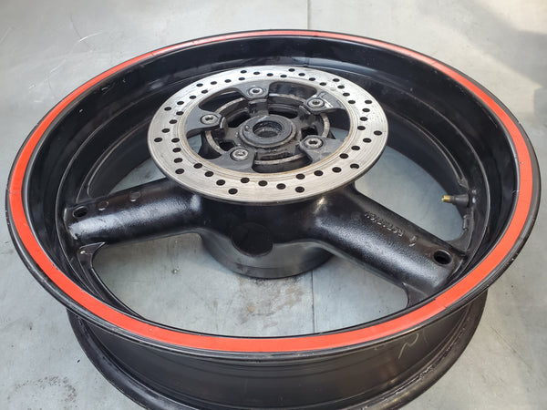 black rear wheel for 2g 03+ sv650