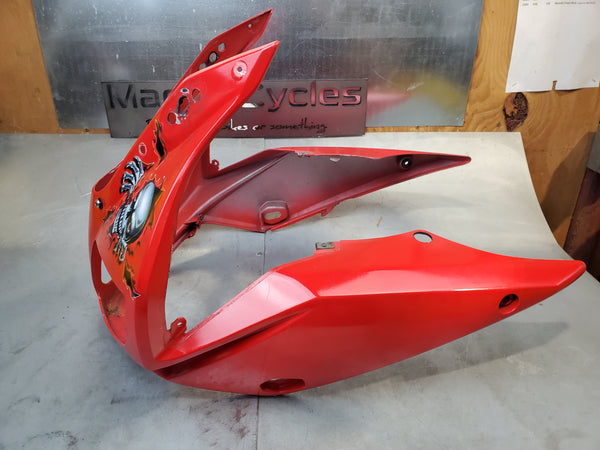 front fairing weird red  03+ sv650/sv1000