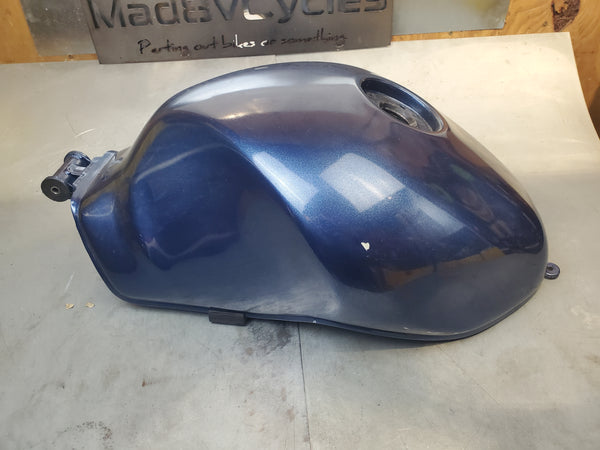 gas tank blue painted 1g sv650 99-02
