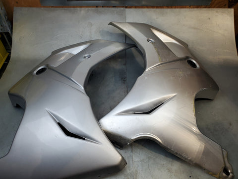 lower fairings sv1000 yd8 silver