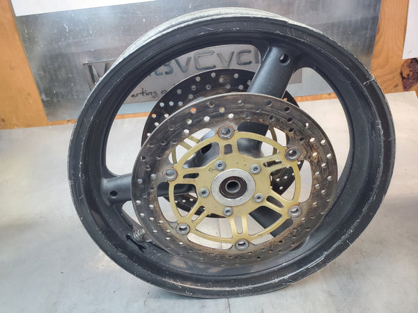 front wheel w rotors .030 runout 1g sv650 99-02