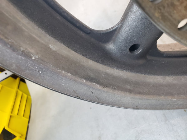 front wheel w rotors .005 runout polished lip 1g sv650 99-02