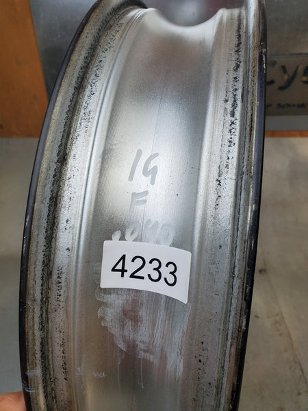 front wheel w rotors .040 off 1g sv650 99-02
