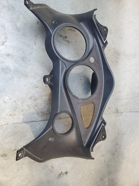 modified inner fairing black plastic gauge surround 1g sv650S 99-02