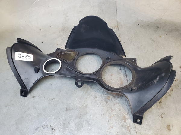 modified inner fairing black plastic gauge surround 1g sv650S 99-02