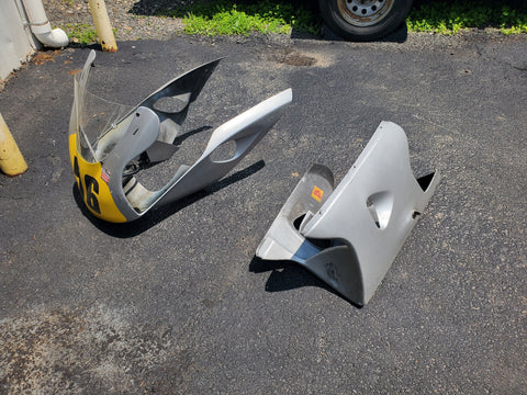 front upper and lower race fairing 1g sv650 99-02