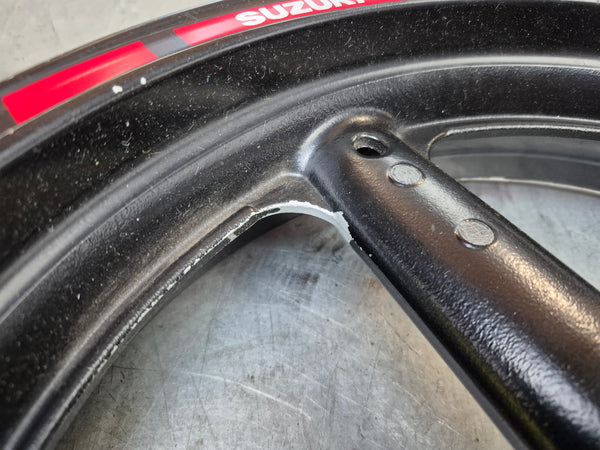 front wheel .010 runout painted black 1g sv650 99-02