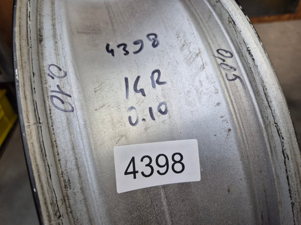 rear wheel .010 runout painted black 1g sv650 99-02