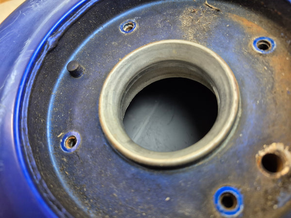 Blue YC2 gas tank NO RUST INSIDE 1g 99-02 sv650