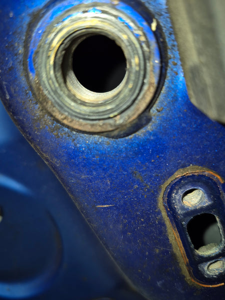 Blue YC2 gas tank NO RUST INSIDE 1g 99-02 sv650