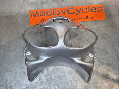front nose cowl center fairing yd8 silver 1g sv650 99-02