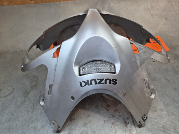 front nose cowl center fairing yd8 silver 1g sv650 99-02