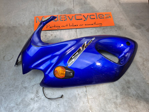 left front side fairing  yc2 blue 1g 99-02 sv650