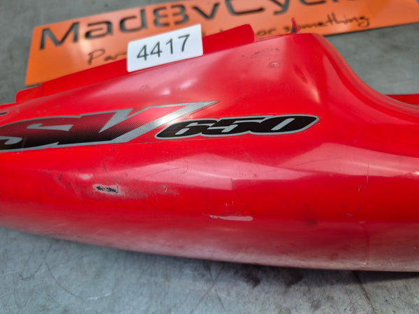 y7m red right tail fairing plastic 1g 99-02 sv650