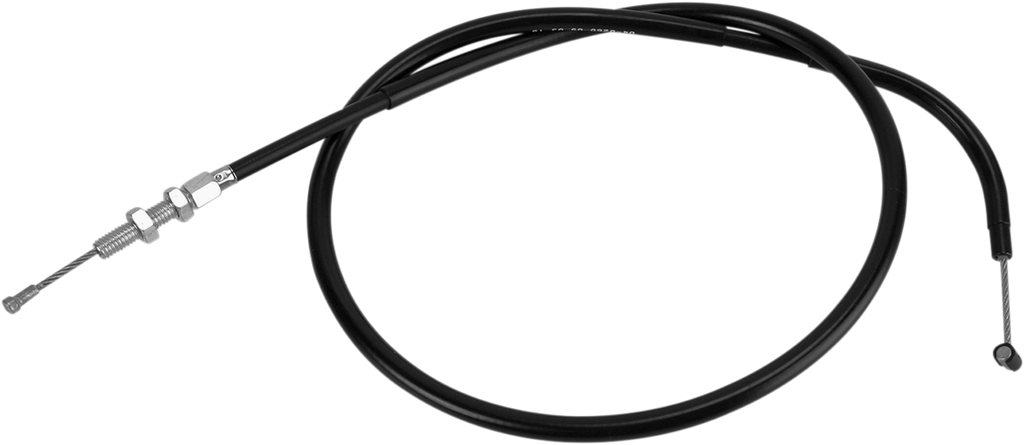 Black Vinyl Clutch Cable - Suzuki