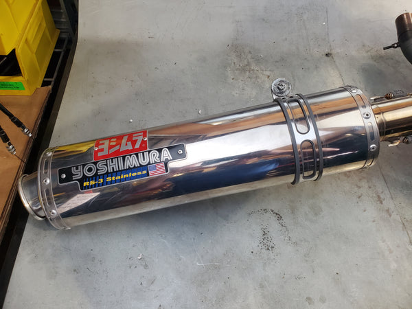 Nice shape yoshimura rs3 full system 1g SV650 99-02