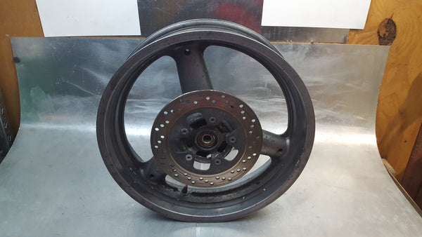 gray rear wheel w rotor 1g sv650 99-02