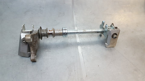 rear axle with spacers and adjustment blocks 1g sv650 99-02