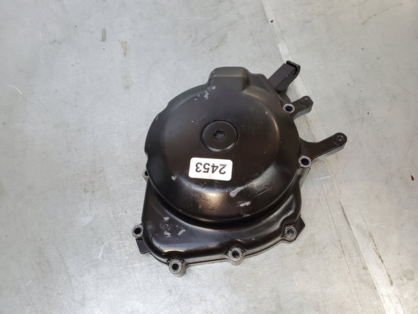 left side flywheel stator engine cover black 1g/2g sv650 99-09