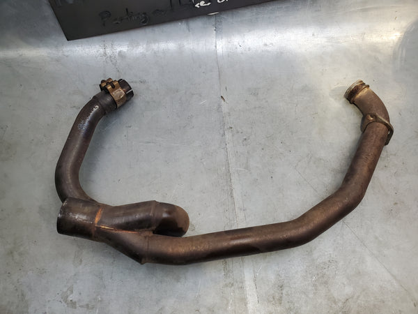Exhaust midpipe Y pipe SV650 1g 99-02
