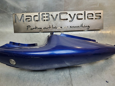 non-oem blue left tail fairing plastic 1g 99-02 sv650