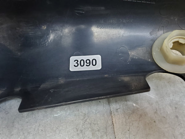 black back right tail fairing 1g sv650 99-02 Y7L