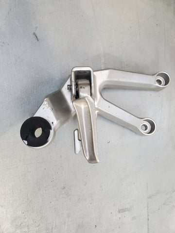 left passenger peg and bracket and exhaust hanger sv1000