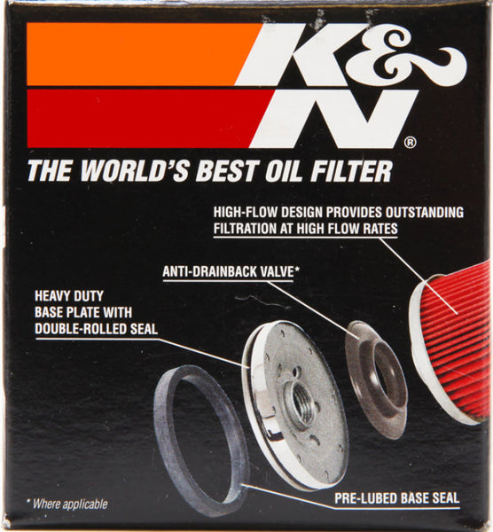 K&N Suzuki / Arctic Cat / Cagiva / Kawasaki / Kymco / Aprilia 2.813in OD x 3.031in H Oil Filter